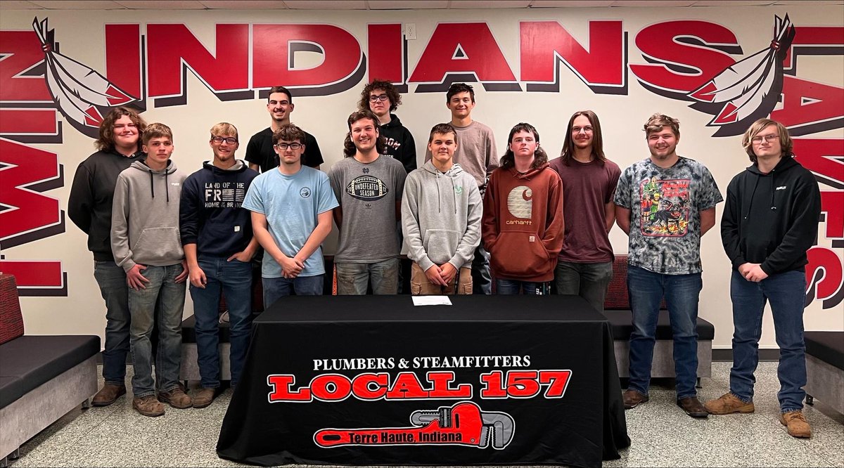 Cooper Stearns signed to join Local 157: Plumbers and Steamfitters after graduation! Congratulations and good luck as you pursue your next journey.  TL PRIDE - One Heart, One Tribe