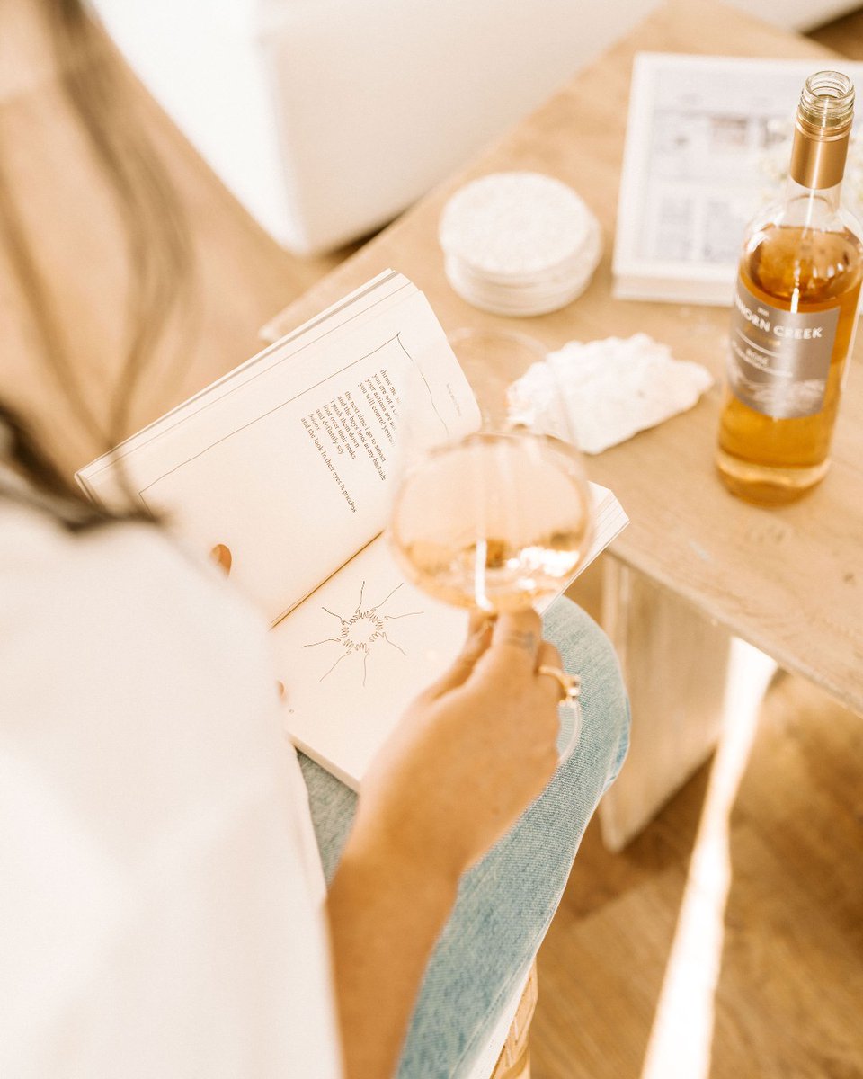 Start your week off right! Sit back with your favourite book in one hand and a glass of wine in the other. 

As the sun lingers a little longer, celebrate each lengthened day with a glass of our 2021 Rosé. Available for purchase online bit.ly/3KjCzhq or at our Estate.