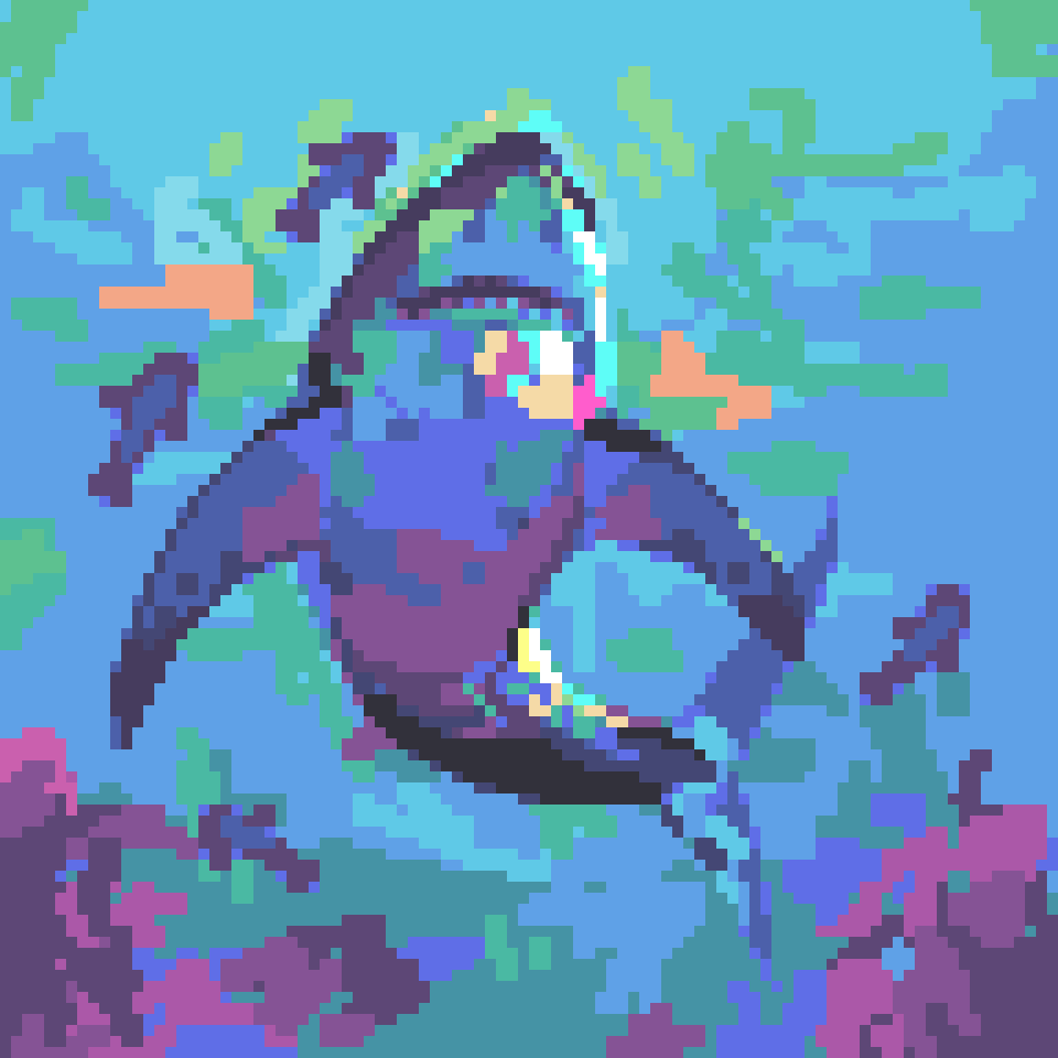 Sharkie Sketch

#pixelart #ドット絵
