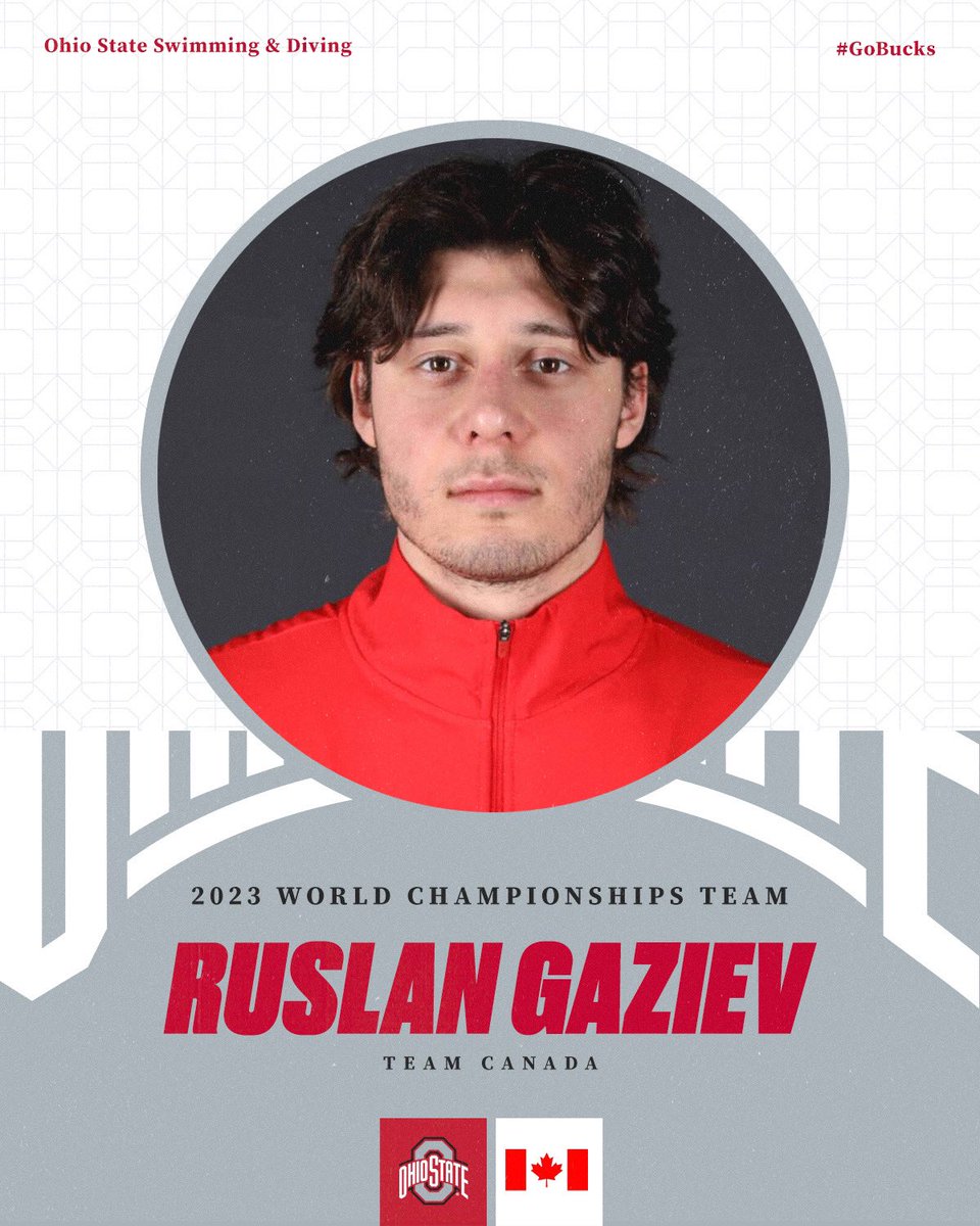 OhioStSwimDive's tweet photo. Our Canadians are doing big things 🇨🇦 Alex Axon has made the roster for the Pan American Games and Ruslan Gaziev has made the World Championships team‼️

#GoBucks https://t.co/aw2qO1wAOW