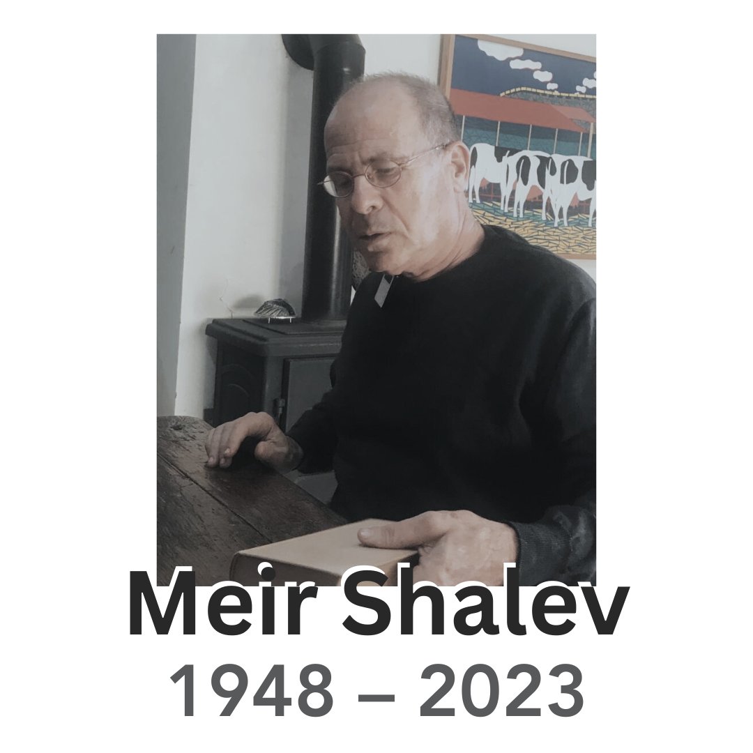 IsraelinPoland's tweet photo. Dziś zmarł Meir #Shalev, wielki izraelski pisarz, autor takich dzieł jak https://t.co/mvDHOAswLC. Rosyjski romans, Chłopiec i gołąb, Dwie niedźwiedzice.

Będzie nam ogromnie brakowało jego wrażliwości i daru tworzenia niezapomnianych opowieści.

Fot. @gollitely https://t.co/Nx7MMEwbmt