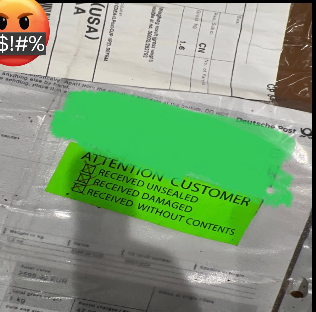 That’s what <a href="/DHLPaket/">DHL Paket</a> priority shipping for a $3000 item gets you