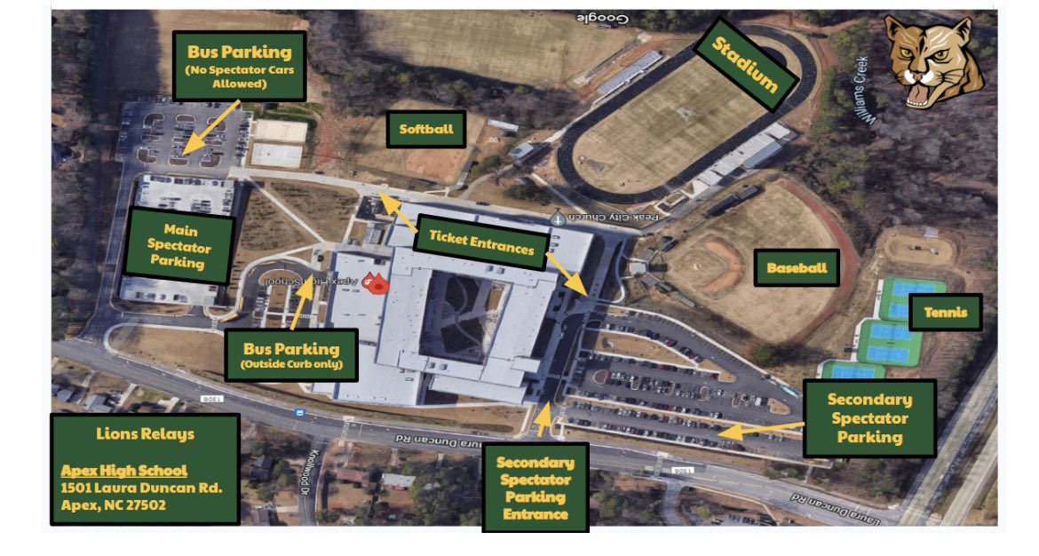 Apex Lions Relays on Twitter "Historic meet this Saturday at Apex HS