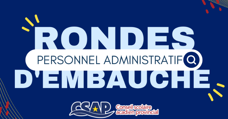 CSAP_Officiel's tweet photo. Pas seulement un emploi, une expérience! 💥

Direction @ecoleboisjoli
Direction @EcolePubnico
Direction @CSRiveSud
Direction adjoint(e) @ESPBofficiel
Direction adjoint(e) par intérim @ecole_nda

#Emploienfrançais #CSAP #Acadie #Expérience

Postuler ou partager 👇