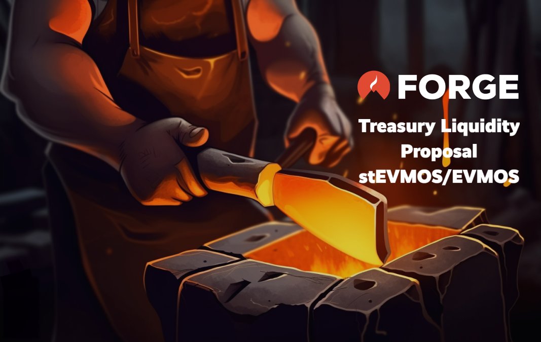 forgeDEX's tweet photo. 🔥A new @EvmosOrg governance proposal is LIVE 🔥

The @EvmosDAO has submitted a proposal requesting 2M EVMOS to add stEVMOS/EVMOS liquidity for a period of 6 months! 1M of which will be liquid staked into stEVMOS with @stride_zone

Read the prop &amp; vote!
https://t.co/7P6exb4PB2
👇 https://t.co/X2YxSla3Qr