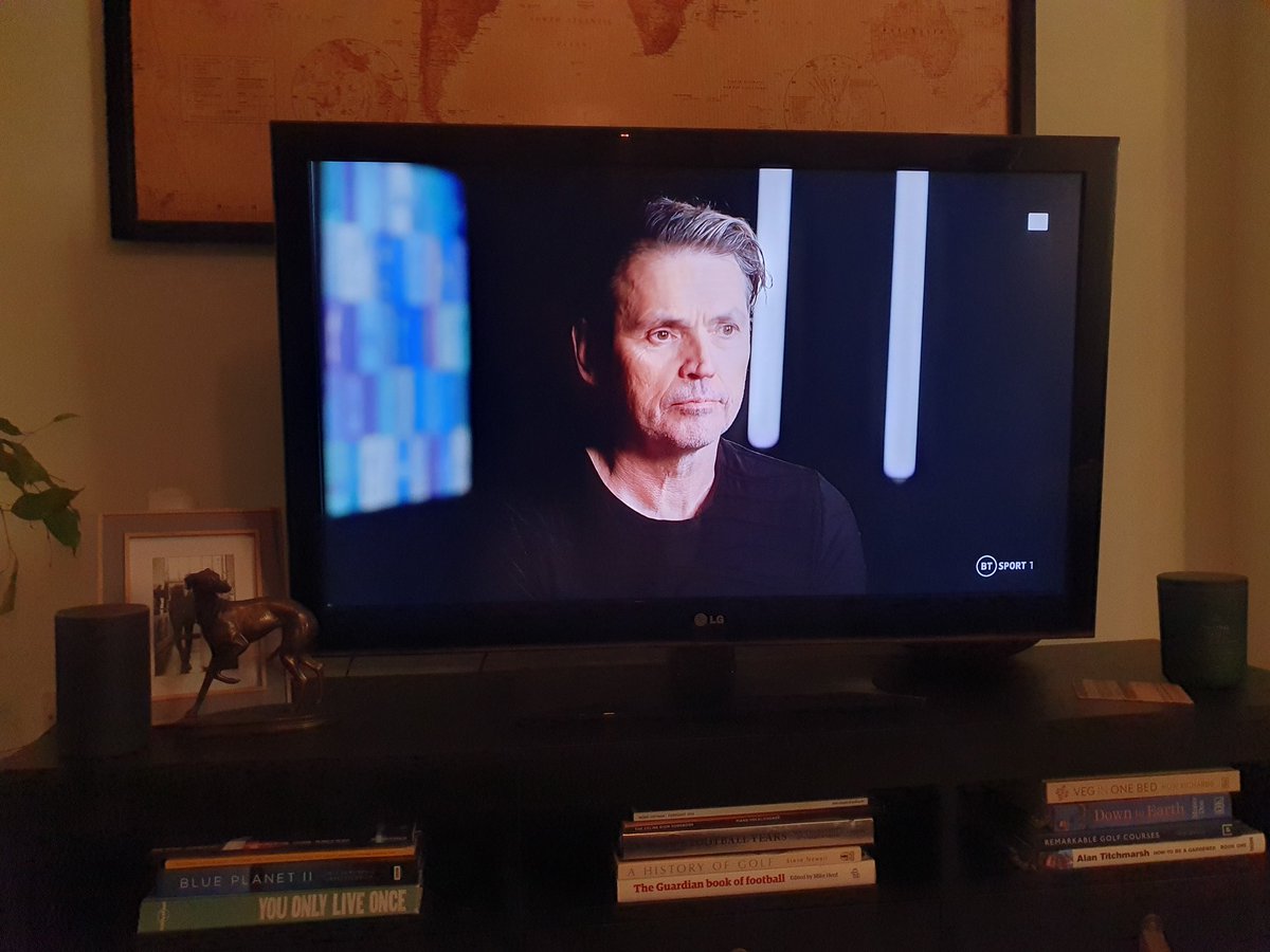 Watching <a href="/btsport/">TNT Sports</a> waiting for the Champions League to come on and pleasantly surprised to see <a href="/DaleVince/">Dale Vince</a> on my screen on Best Foot Forward.

Great so far and showing that it isn't about shouting and shaming, but educating and showing the alternative options.

Well done Dale 👊