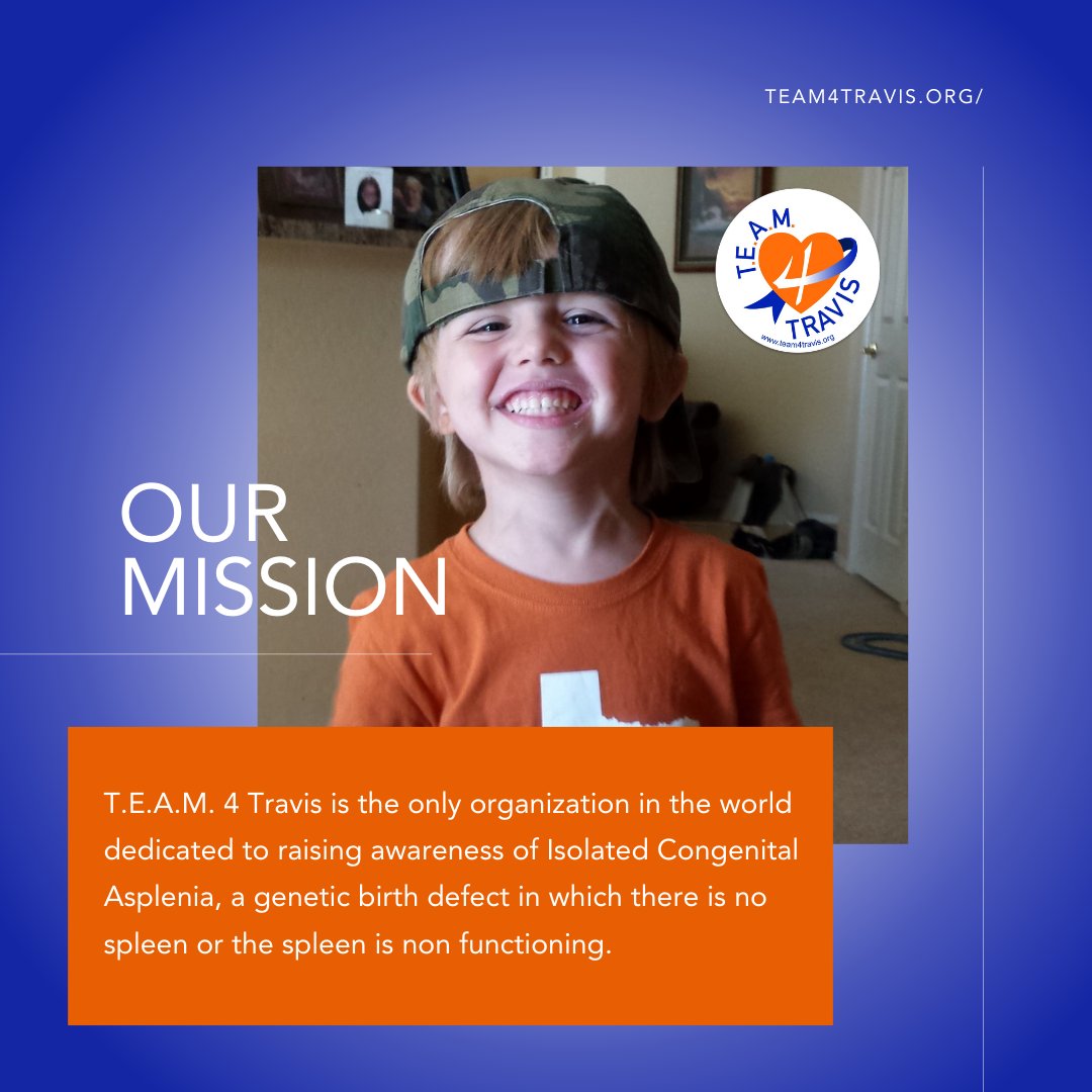 team4travis's tweet photo. At T.E.A.M 4 Travis, We are out to end ALL childhood deaths and our focus is on raising awareness, providing education, and supporting medical research to further understanding about and creation of a diagnostic test.
#team4travis #AspleniaAwareness #spleenmatters #charity https://t.co/0jwJV8sWdU