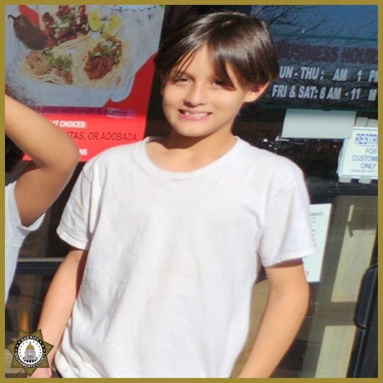 sacsheriff's tweet photo. MISSING PERSON ALERT: Hunter Valentine, AGE 13, 4'11", 89 pounds, BROWN HAIR, BROWN EYES, Last seen wearing PJ'S (possibly changed clothing).

AT RISK MISSING PERSON DUE TO AGE (Picture below in blue top): Logan Valentine, AGE 11, 5'8", 80 pounds, BLONDE HAIR, HAZEL EYES, Possibly wearing black pullover hoodie with picture of a wolf on the front, his last name "Valentine" on the back and a Antelope emblem on left sleeve.

Both last seen last night between 8:30pm and 9:30pm, but believed to have left residence around 5:30am today.

Left from home located on Huntsman Drive Sacramento 95826