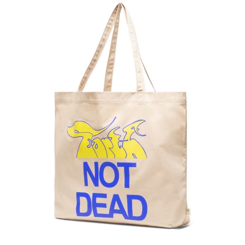 bodega's tweet photo. 40% OFF - Now $24.00. PRMTVO Earth Not Dead Canvas Tote Bag.

#prmtvo #bodega
