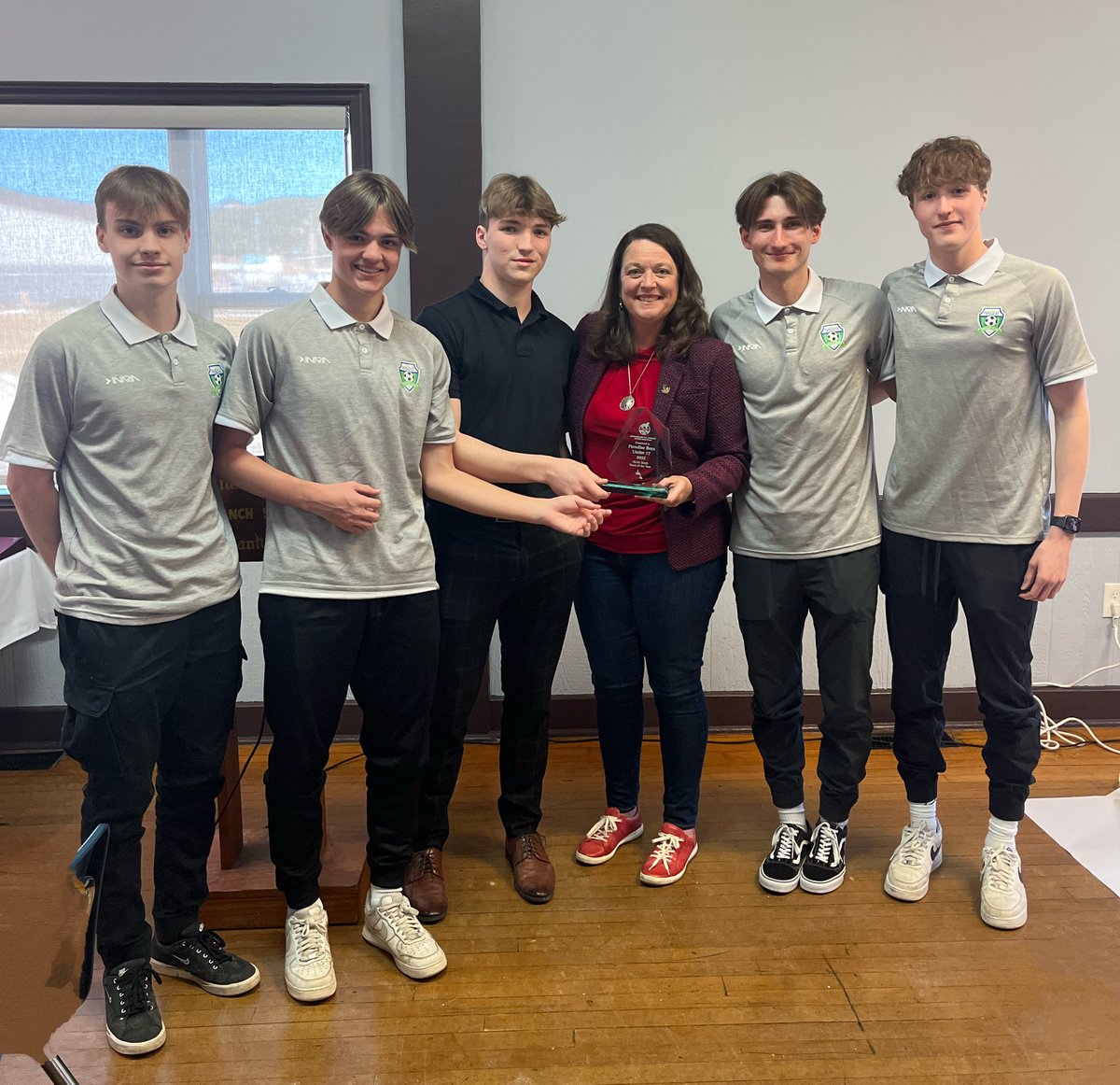 PYSAInfo's tweet photo. Today the @SoccerNLSA handed out the awards for the 2022 season. Congrats once again to Jack Turpin (Youth Male of the Year) and the BU17 Tier 1 team! (Youth Team of the Year) 📸@tannisturpin https://t.co/SShwqIWIiN