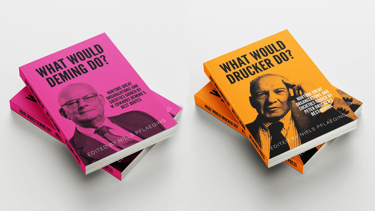 betacodexpress's tweet photo. This is a busy year for #BetaCodexPress. We just published "What would Deming do?" and are now looking forward to the publication of "What would Drucker do?" Take a look inside both books here: https://t.co/4RDqQxz5As #drucker #deming #whatwoulddruckerdo #whatwoulddemingdo #agile https://t.co/c9G6a0OPBd
