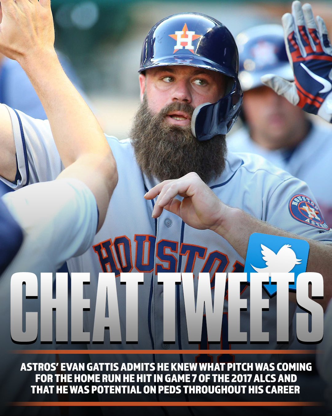 Barstool Gambling в X: „Astros' Evan Gattis took to Twitter to personally  confirm Yankees fans worst nightmares  / X