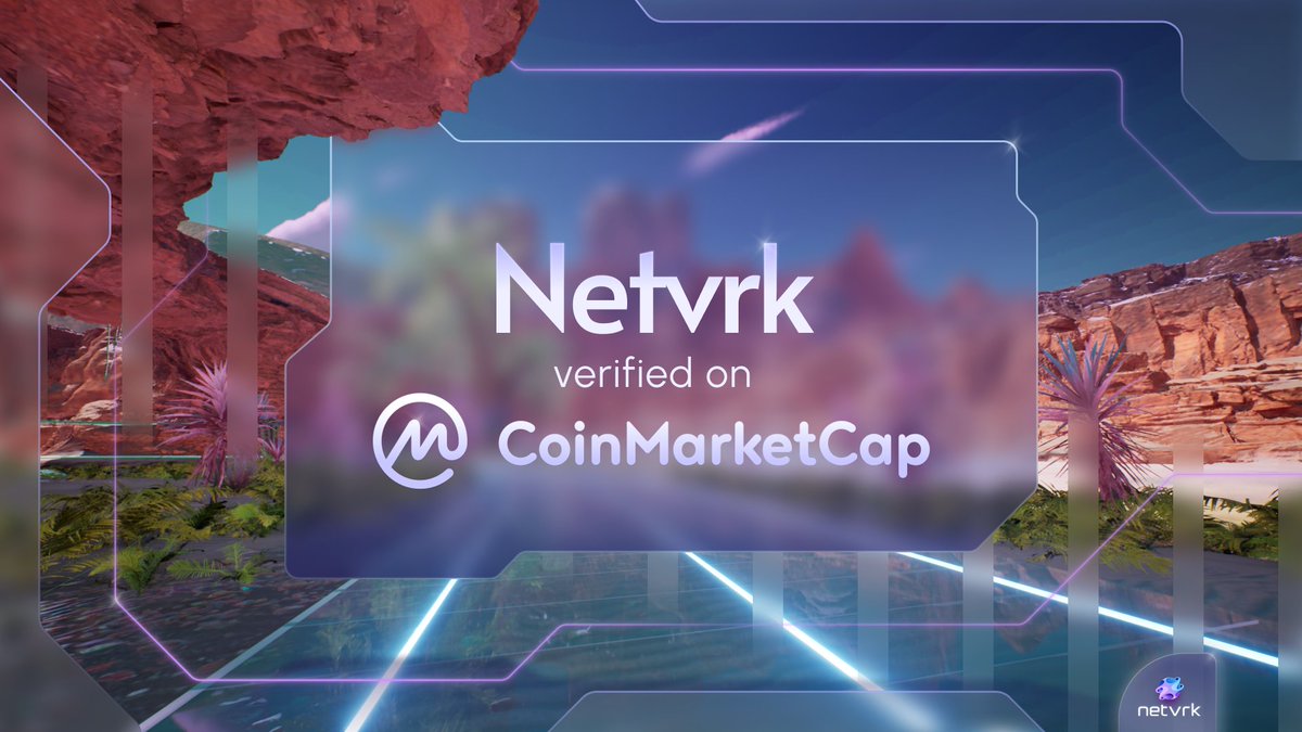 📣 📣  Exciting News! Netvrk is now verified on <a href="/CoinMarketCap/">CoinMarketCap</a>! We've updated our links &amp; added the Polygon contract. Get essential info, track our progress &amp; stay tuned for more updates. #Netvrk #CoinMarketCap #Verified #Polygon #Web3 #Metaverse