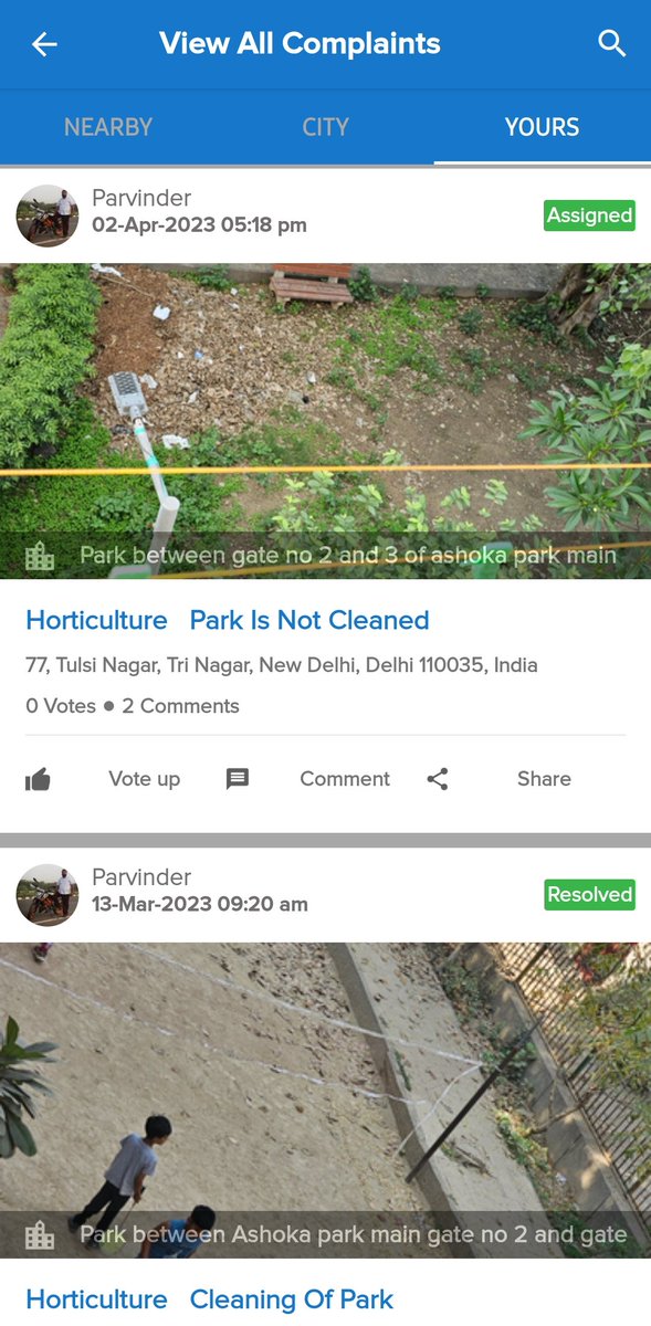 indiangoogs's tweet photo. So many complaints till date, no action, all complaints were assigned to the same person, Gaurav Singh, who never show up .  Busy man :-p https://t.co/lqkVTjXeus