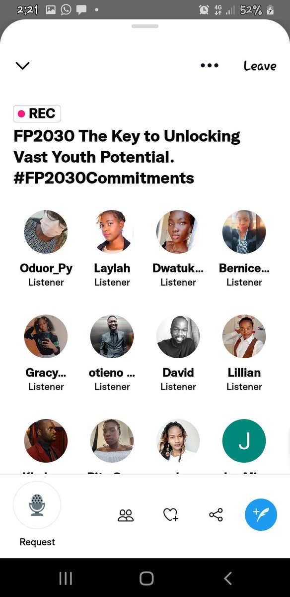 The session was educative...
#FP2030commitments