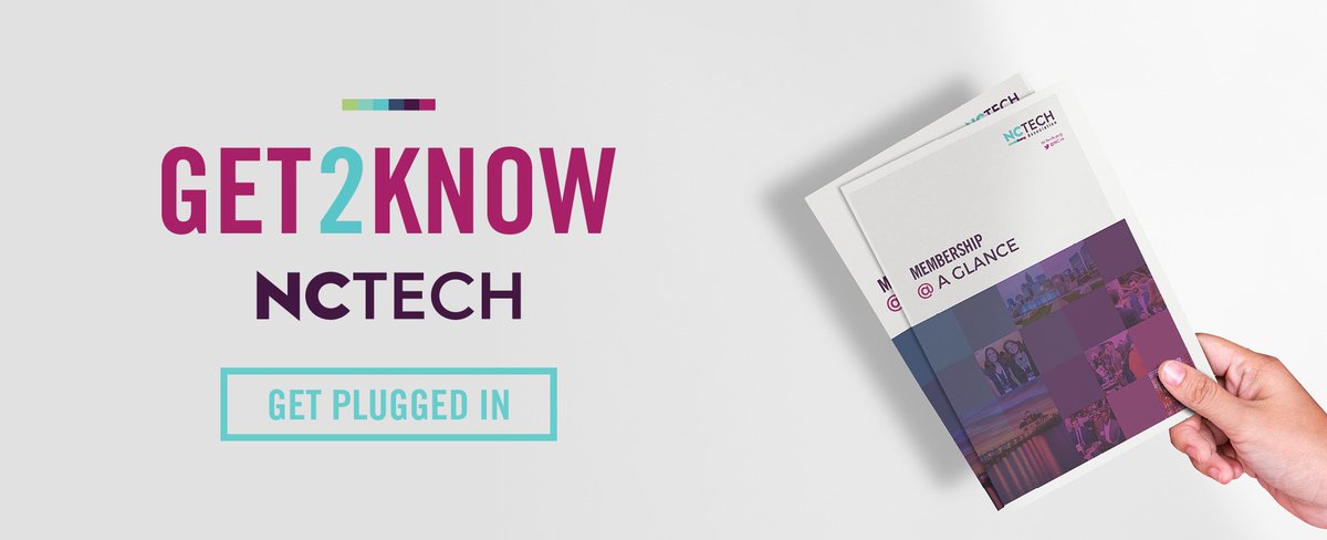 NCTA's tweet image. Join our #Get2Know webinar us this Fri, Apr 14 at 9AM and virtually meet other tech professionals and learn what it means to be an #NCTECHmember.

This event is free and available to both members and non-members.

Register
nctech.org/events/event/2…