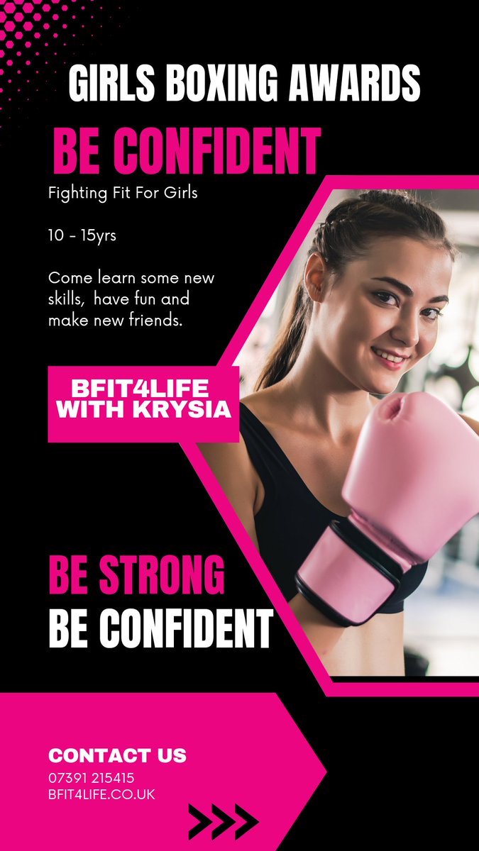 This is such an amazing opportunity for the girls to gain recognised skills and be part of a sructured non contact boxing programme, allowing them to gain and achieve goals in a fun, supportive environment.

#boxingawards #bfit4lifewithkrysia #boxing #girlsboxing  #feelconfident