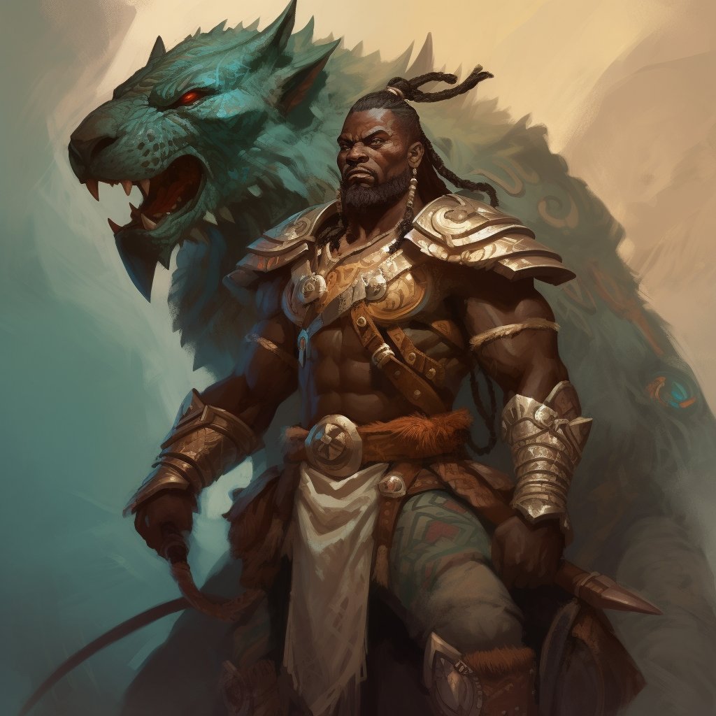 NotedNoOne's tweet image. Ryao, Champion of the Pits, Rider of the Iron Pack
#midjourneyv5 #generativeai #ttrpg #rpg #dnd #games