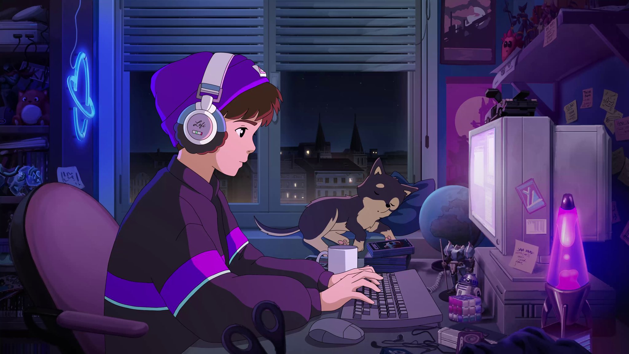 Lofi Girl on X: Today marks a very exciting day for the channel, as we  release a brand new 247 livestream on YouTube! 🎉 Introducing a brand new  character in the Lofi