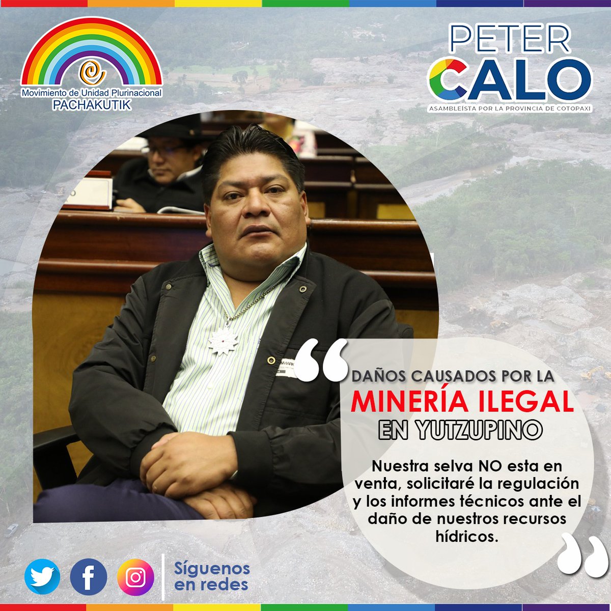 #DestruccionTotal

Hoy damos respuesta a la  ciudadana y la exigencia del derecho a una vida digna.
En #Yutzupino existen 40 excavadoras y 20 dragas que todos los días destruyen la naturaleza, contaminan el agua y envenenan a nuestra gente.
