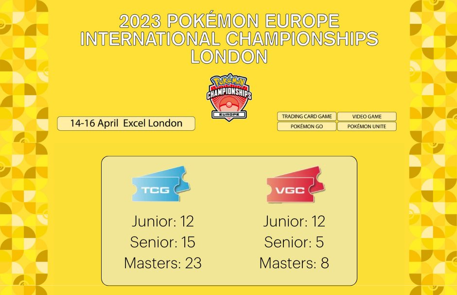 fanfinity_pkm's tweet image. Attention Pokémon Trainers! We had several trainers cancel their EUIC tickets. 
To ensure the maximum number of trainers can participate, we are opening up a very limited number of main event tickets tomorrow, Wednesday, at 20:00 CEST on RK9! 👀

Good luck in London, everyone!🔥