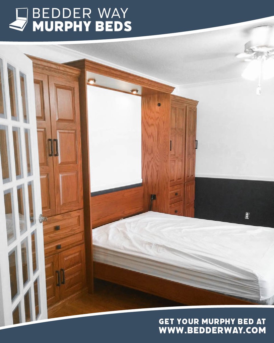 murphybedmakers's tweet photo. Murphy bed of the day: American Heritage style https://t.co/7m9IsI76dR