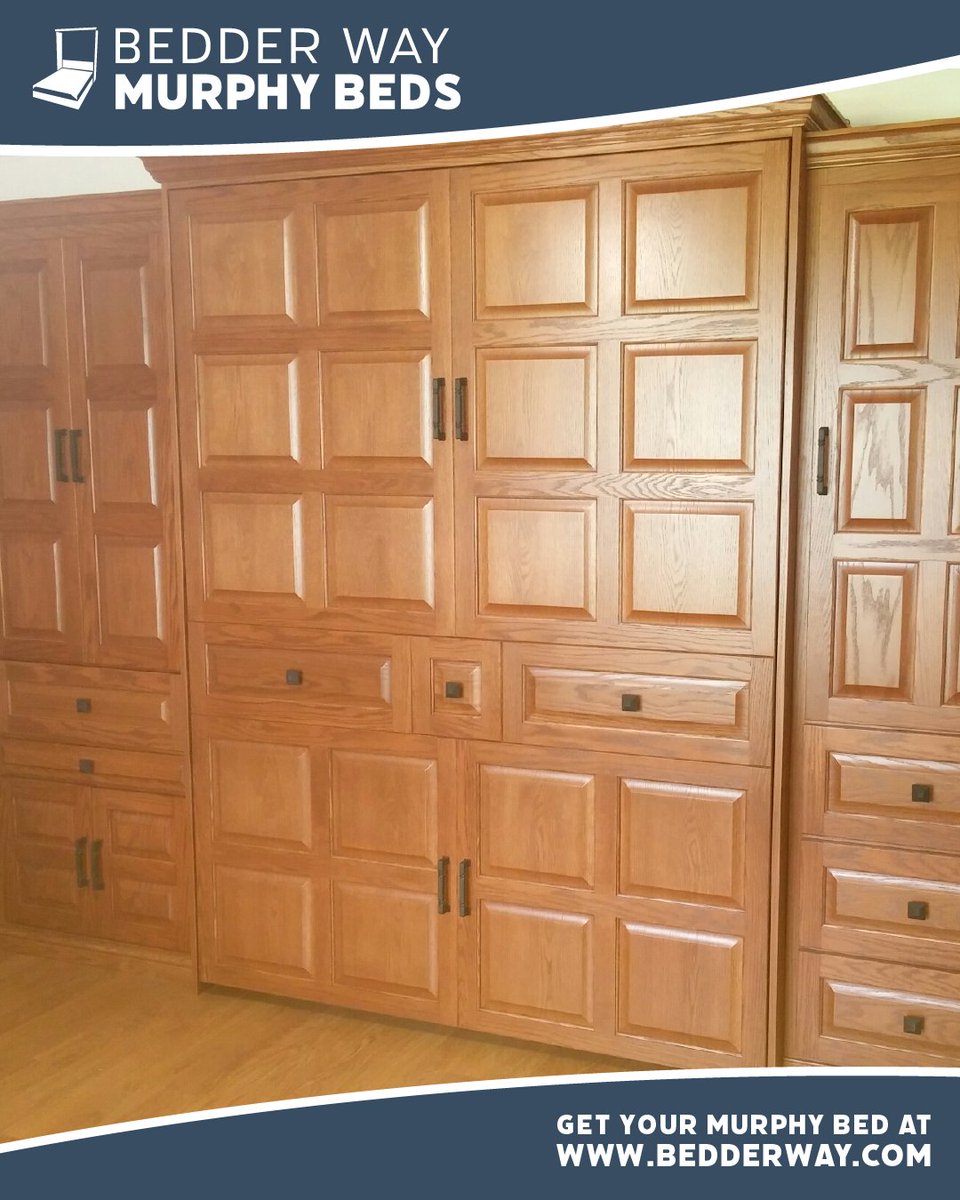 murphybedmakers's tweet photo. Murphy bed of the day: American Heritage style https://t.co/7m9IsI76dR