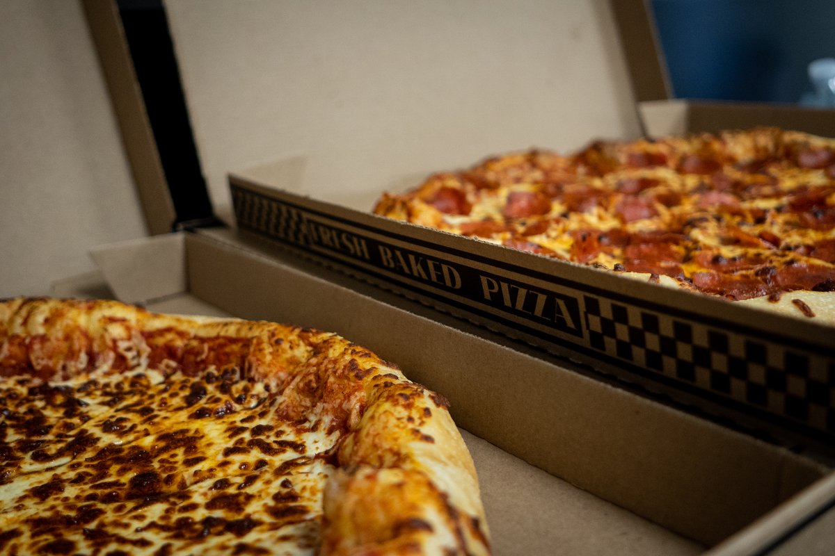 We're not all games--sometimes there's pizza. 🍕

If you're hosting a party, we can offer catering options for your event.  Of course, you're welcome to bring in your own food, cake, drinks, or whatever snackies you're into.  

#dimensionxr #birthdayparty #vrevent #corporateevent