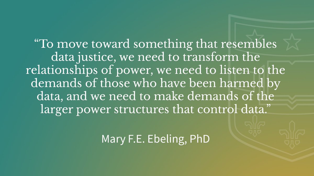 WashUMedi2db's tweet photo. Watch the full recordings from the 2023 I2DB symposium including the Bohigian Lecture with author and researcher Mary F.E. Ebeling, the interdisciplinary reaction panel, and more. https://t.co/7vFlPeBhwZ #datajustice23 https://t.co/WZ88oXMBgS