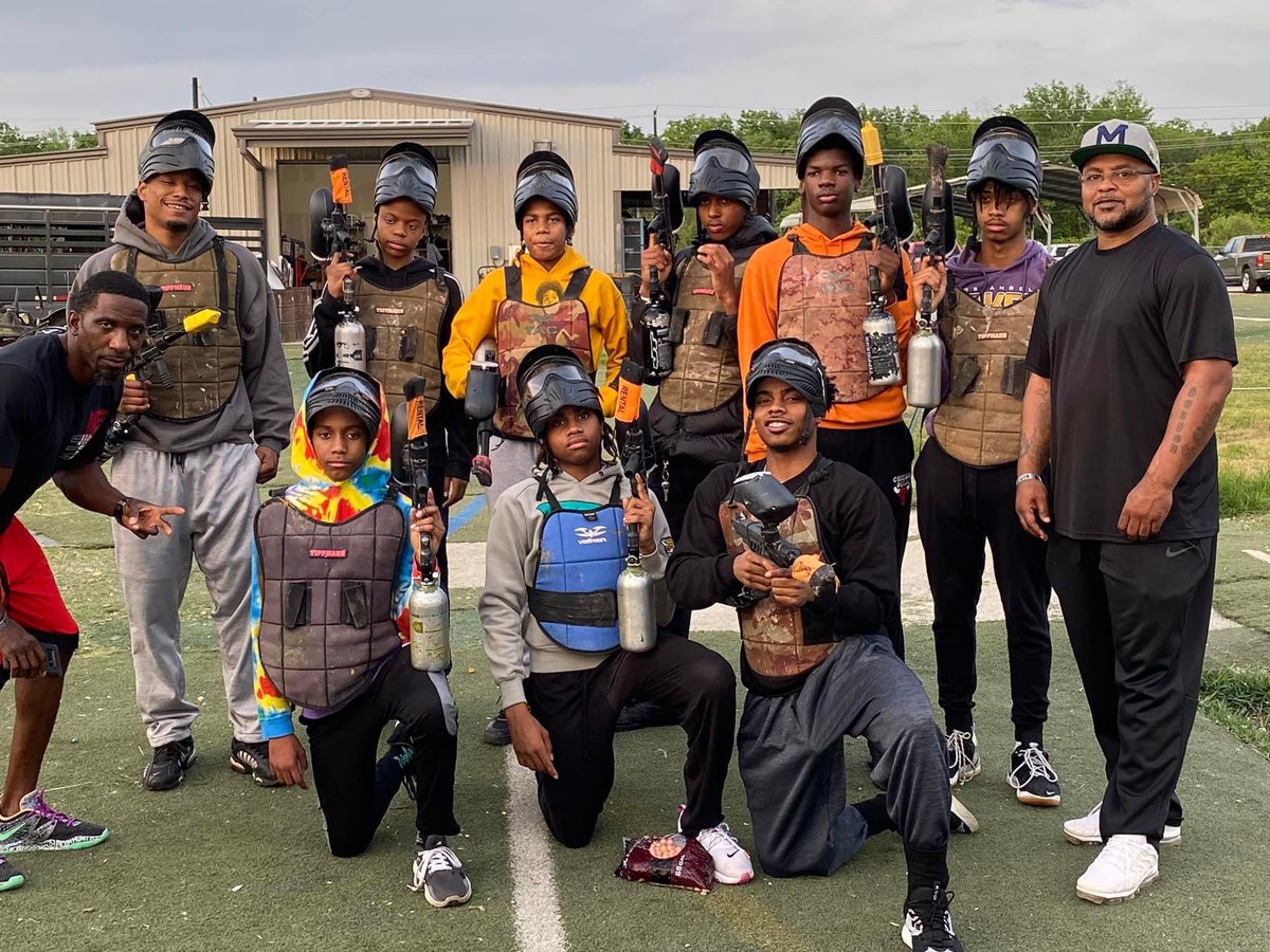 MHE 8th Grade Blk- Team Bonding Event “PAINTBALL”! Missing Some But a Great time was had with ALOT of Laughter!!! #BuildingABrotherhood🔒