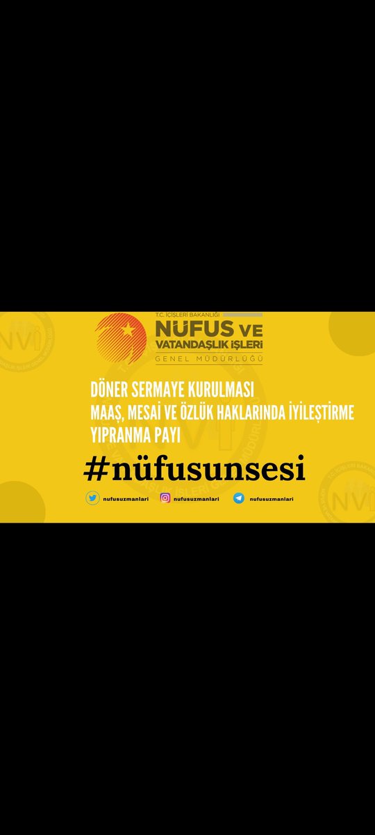 #nüfusunsesi