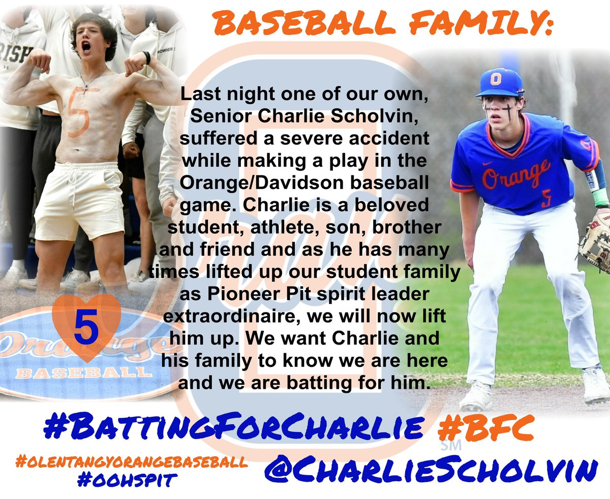 #BattingForCharlie ⚾️🍊