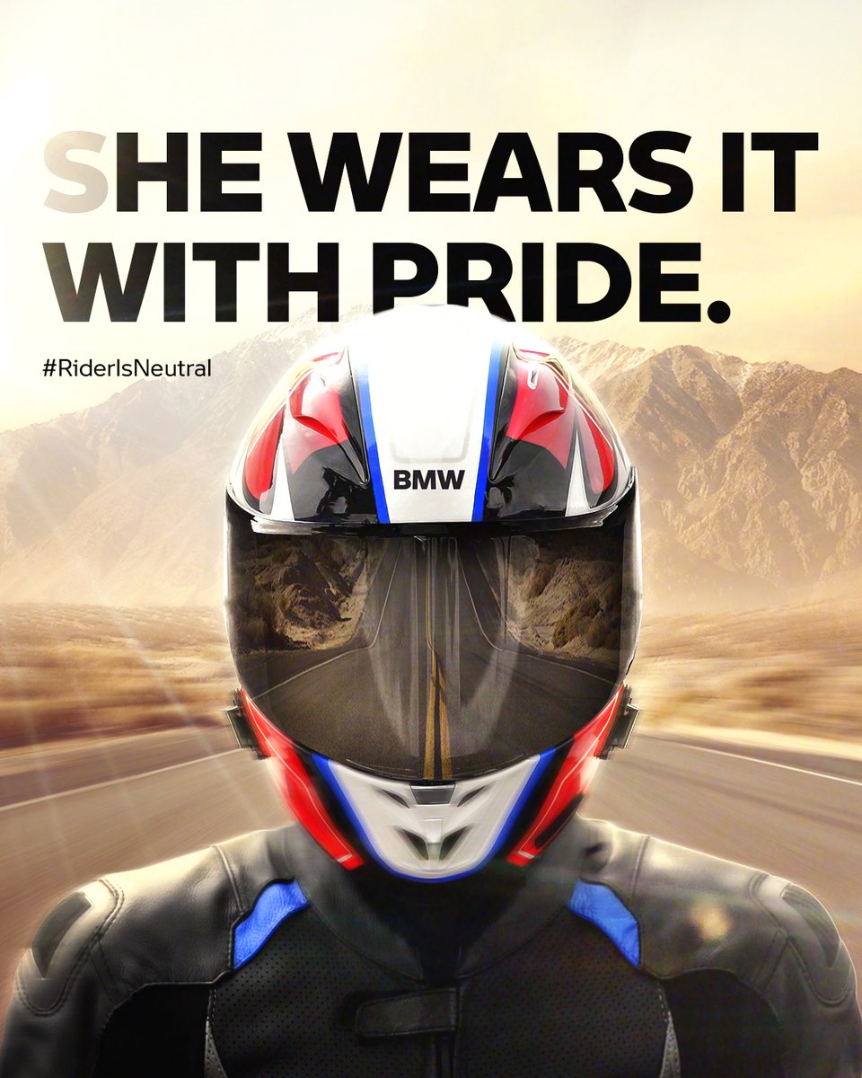 Look closer, it’ll change your perspective.

#RiderIsNeutral #Riders #WomenRiders #BMWBikes #BMW #Biking #MakeLifeARide