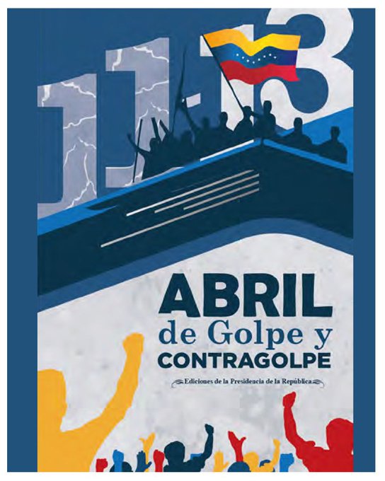 #LIBRO 📰 | Abril de Golpe y Contragolpe, describe los elementos políticos, económicos y sociales que derivaron en el golpe de Estado, así como la contundente respuesta popular para el rescate del hilo constitucional en 2002. Descargue aquí ➡️  bit.ly/41nvAuN