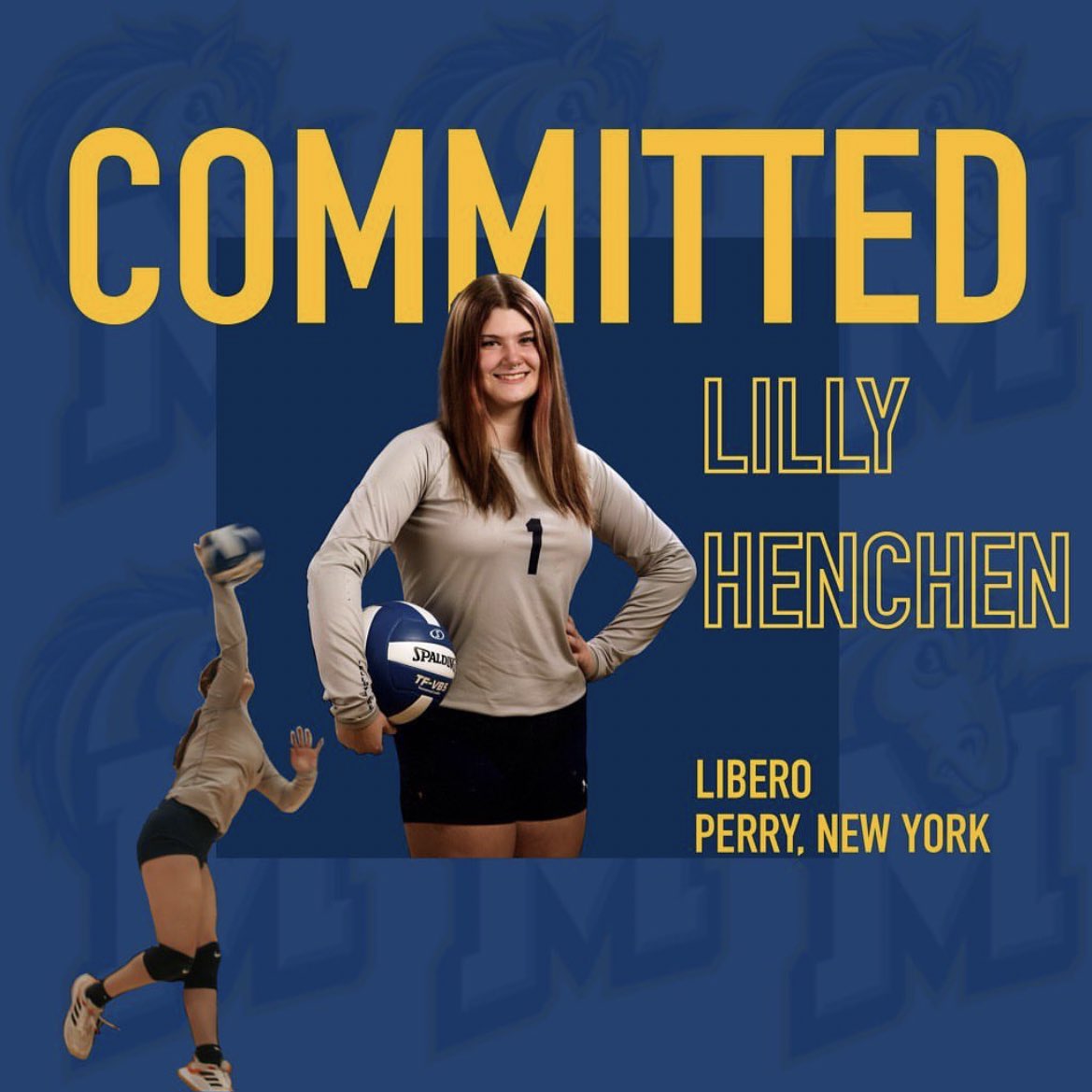 MavsVBall's tweet photo. Next up we have Lilly Henchen joining us from just down the 90 from Perry, New York! Lilly is a 5’5 Libero who played for Perry High School and will look to solidify our back row this season! #GoMavs #WhyD3 #D3VB #NCAAWVB https://t.co/Db2gmUa1um