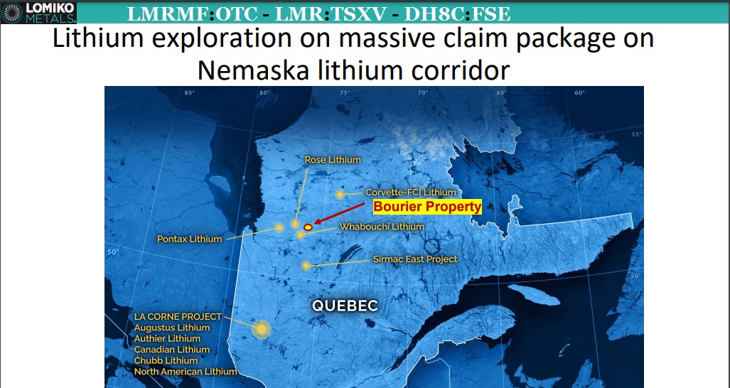 JebHighstocks's tweet photo. ✅Lomiko is working with Critical Elements Lithium Corporation towards earning its 70% stake in the Bourier Project
🇺🇸 $LMRMF  #OTC
🇨🇦 $LMR #TSXV
🇩🇪 #DH8C  #FSE 
 ✅Website: https://t.co/q6JD92iI0O
  
#CriticalMining #CriticalMinerals #Graphite #Lithium @apaulgill @LomikoMetals https://t.co/PSL8fjHIZV