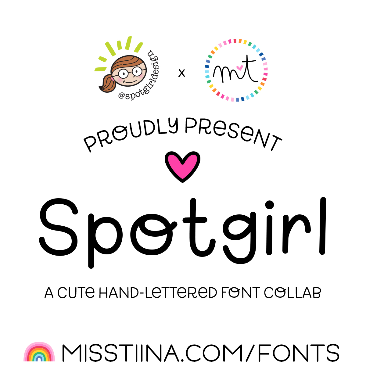 misstiinadotcom's tweet image. I am so excited and proud to present this adorable font collaboration "Spotgirl" between artist Ann Pellegrino of @spotgirldesign and myself!

Ann has lovingly hand-lettered these characters and 23 doodles (based
#AnnPellegrino #collab #handlettered

bit.ly/3o63tBH