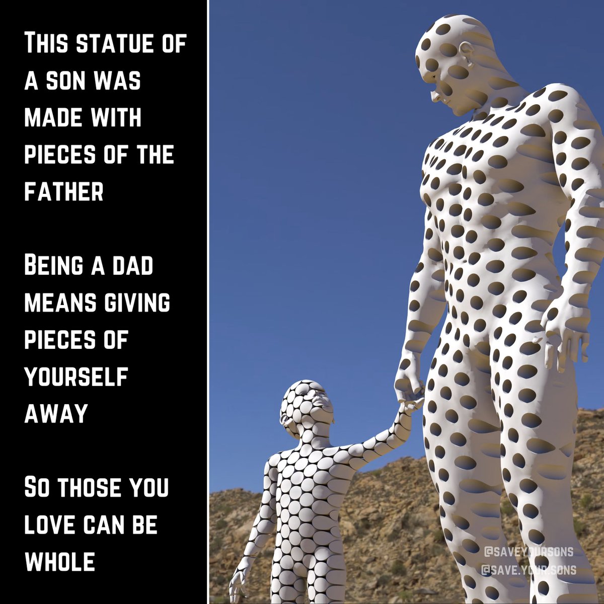 Fatherhood means making sacrifices people will never see