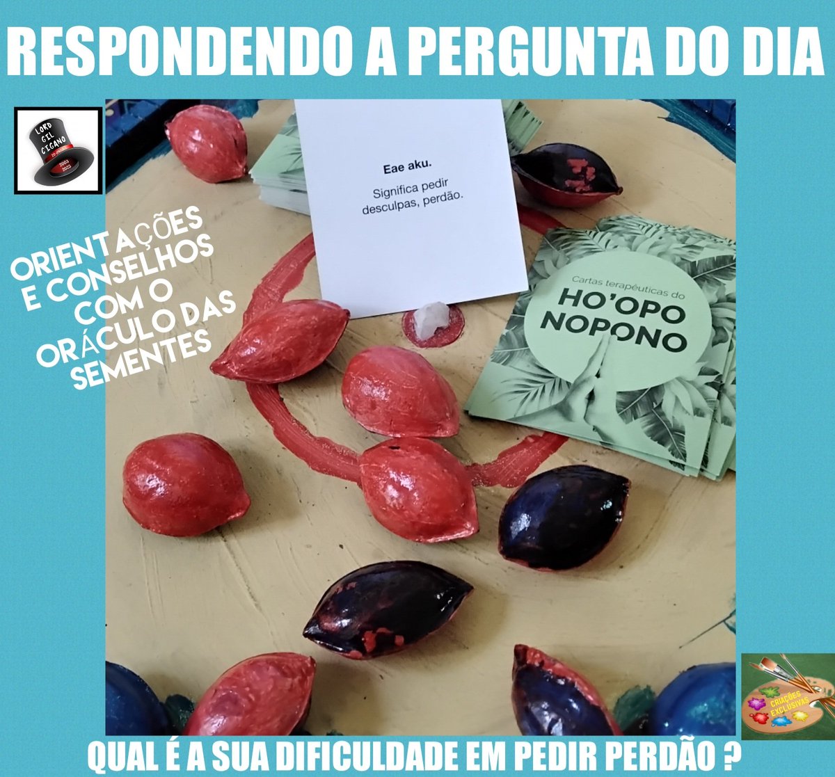 Vamos responder a nossa pergunta do dia com a ajuda e o conselho do nosso Oráculo das Sementes, uma criação exclusiva que fiz em homenagem aos nossos caboclos e ao povo indígena. Mas afinal, qual é a sua dificuldade ...

...leia o texto na íntegra: 

instagram.com/p/Cq5d7KjKSYv/…