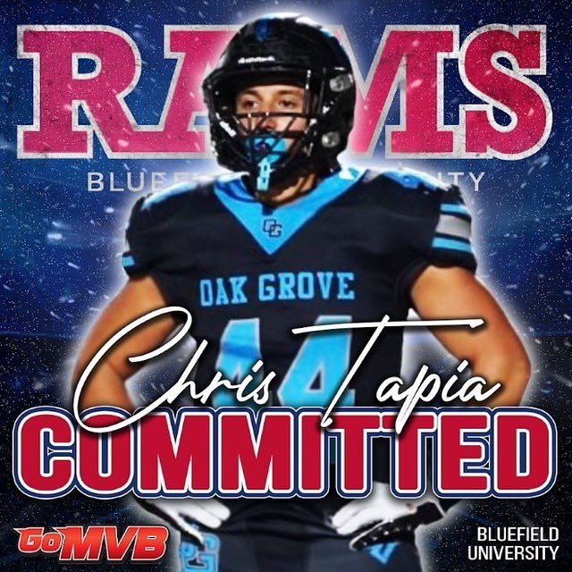 Chris Tapia, 2023, has committed to Bluefield University🔵💪🏼 
<a href="/chris__tapia/">Chris Tapia</a>