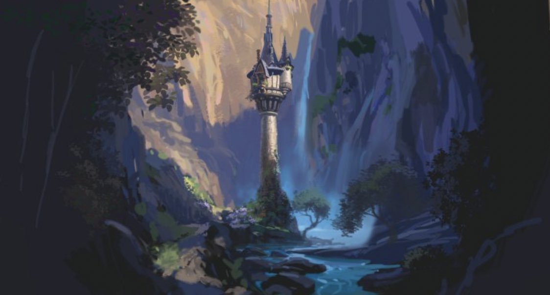 Eyesofgod__'s tweet photo. The concept art of Tangled https://t.co/mzGSGc0QBe