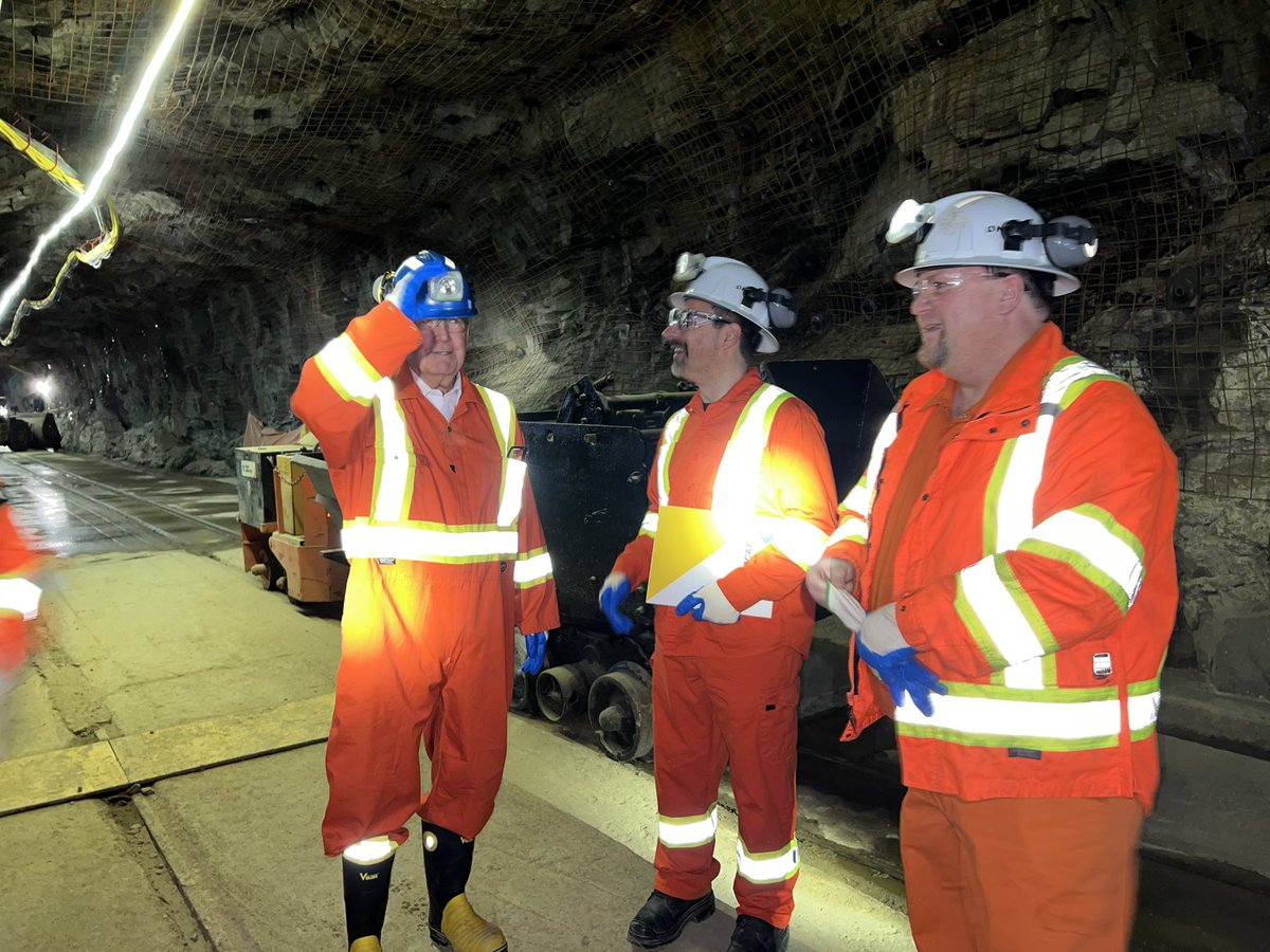 NORCAT (@norcat) on Twitter photo Surprise! Minister of Mines <a href="/GeorgePirieMPP/">George Pirie</a> has joined in on the tour of the <a href="/NORCAT/">NORCAT</a> Underground Centre.
T-minus ten minutes until the announcement! Head over to <a href="/ONTatwork/">Ontario At Work</a> to watch live!! Surprise! Minister of Mines <a href="/GeorgePirieMPP/">George Pirie</a> has joined in on the tour of the <a href="/NORCAT/">NORCAT</a> Underground Centre.
T-minus ten minutes until the announcement! Head over to <a href="/ONTatwork/">Ontario At Work</a> to watch live!!