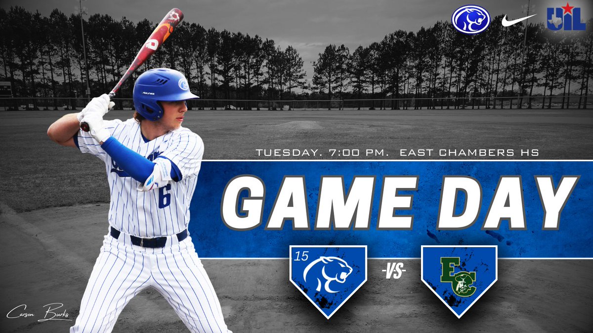 BunaBaseball's tweet photo. 🚨GAME DAY🚨
🆚East Chambers Buccaneers
⌚️JV 4:30, V 7:00
🏟️East Chambers HS
#CougarNationLetsRide
#NoTallies
Cougars kick off this week's action on the road against EC. Let's Ride! https://t.co/GdThiOWUyt