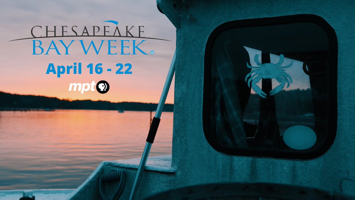 marylandpubtv's tweet photo. We cannot wait. 

Starting this Sunday, April 16… #BayWeek. 

https://t.co/ggyB87l3vl https://t.co/tP5ZX341KE