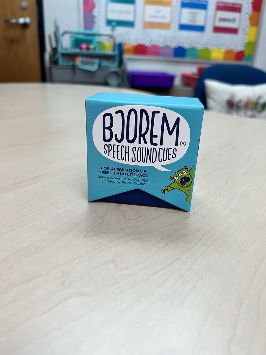 MrsKellySLP's tweet photo. It’s like Christmas in the North Creek speech room today! Our new @BjoremSpeech cue cards finally arrived! https://t.co/xubVK1a1qX