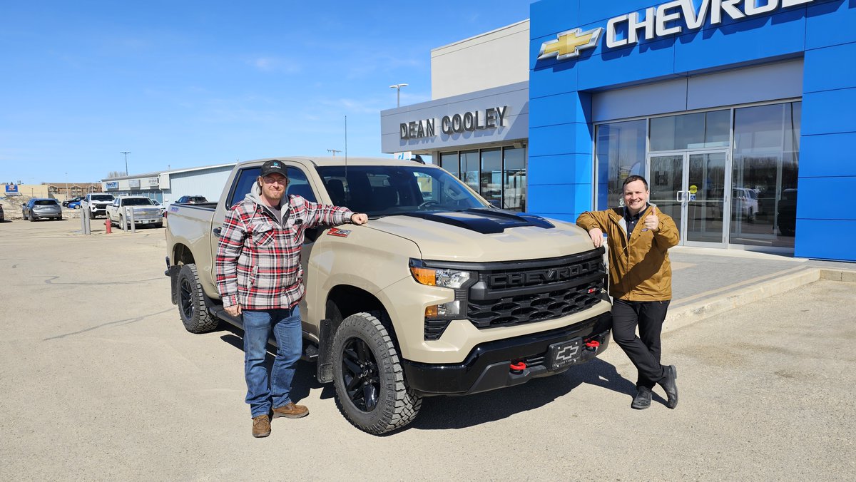 Congratulations Chris Russill. Thank you and enjoy your new #ChevroletSilverado #TrailBoss <a href="/ByersBryan/">Bryan Byers</a>