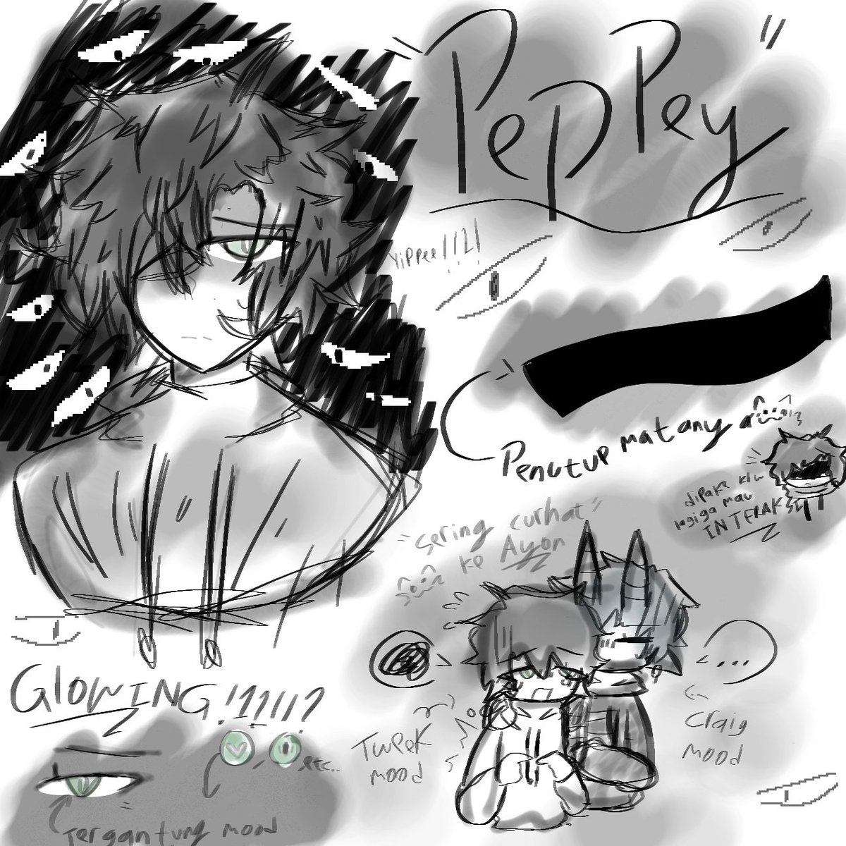 peppey_v's tweet photo. Wah,tiba2 ada raja ikan g. 

#peppey
#mcyti
#minecraft
#fanart https://t.co/4pSpOGR5u2
