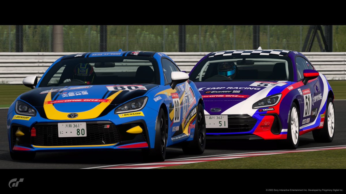 Midnight_motor's tweet photo. ケーヒンタック主催
[GR86 BRZ RACE 決勝]

予選P2→決勝P1🏆

プロレーサーの伊東黎明 選手(@reimei_ito_)を1周目に抜いて、
追われる展開でしたが、なんとか逃げ切って優勝することができました！

クリーンなバトルでめちゃくちゃ楽しかったです😆

ありがとうございました！

#GT7
#86BRZ
#SUPERGT https://t.co/Pv7BdwZn8w
