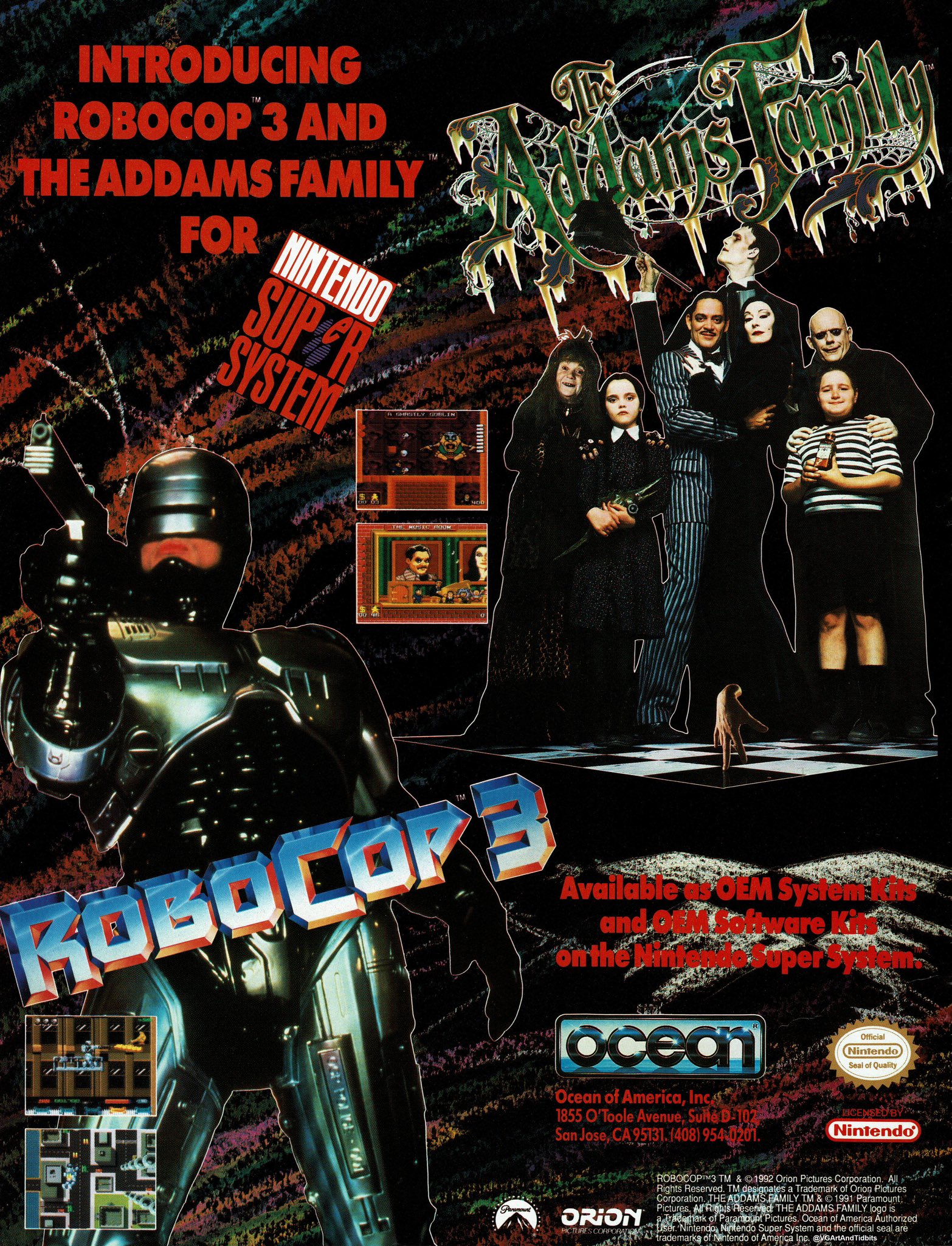 RoboCop 3 para Super Nintendo (1992)