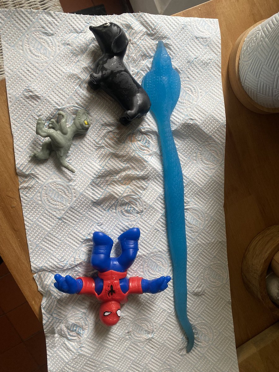 One day you give bath to your child’s slimy toys, because they are too dusty and dirty to for you to let him play with them but you are too scared of your 3 years old toddler to throw them away without his permission. This is the fun life of a parent!!